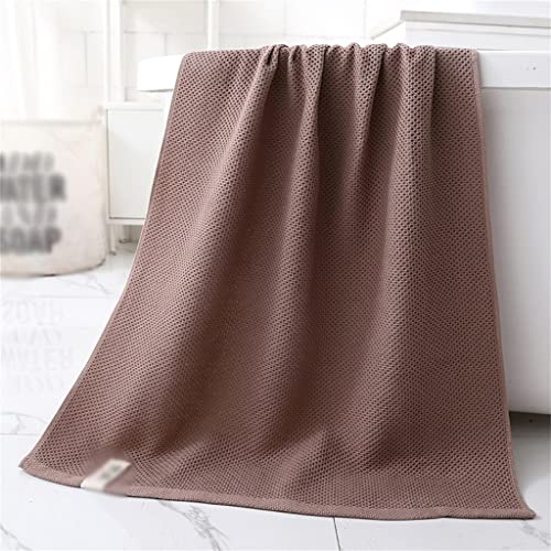 Toalla de baño gruesa de algodón absorbente estilo nido de abeja y malla textil de adulto 6