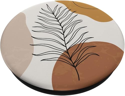 Miniatura 2 de Boho Line Art Hojas PopSockets intercambiables PopGrip