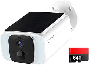 Lifetime Free Data 4G LTE Cellular Solar Security Camera Wireless Outdoor No Monthly Fees, No WiFi Solar Powered Surveillance Camera with Night Vision,Two-way Audio,Siren & Intelligent Spotlight asin的图片