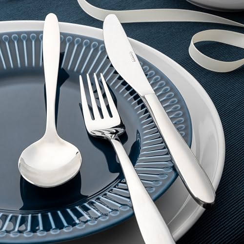 Set Di Posate A Specchio In Scatola Grunwerg Balmoral 16 Pezzi, Acciaio Inossidabile 18/10, 4 Coltelli Da Tavola, Forchette Da Tavola, Cucchiai Da Dessert E Cucchiaini Da Tè - 4