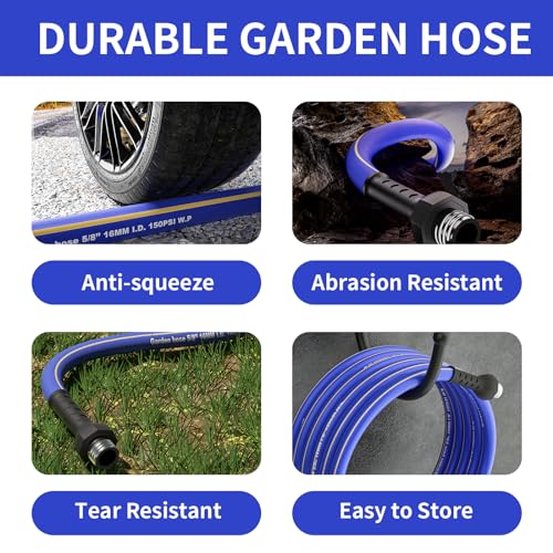 Garden-Hose-50FT-x-58-Heavy-Duty-Water-Hose-Flexible-and-Lightweight-Kink-Free-Garden-Hose-with-Swivel-Grip-Handle-Hybrid-Hose-for-Outdoor-Yard-Car-Wash-Garden