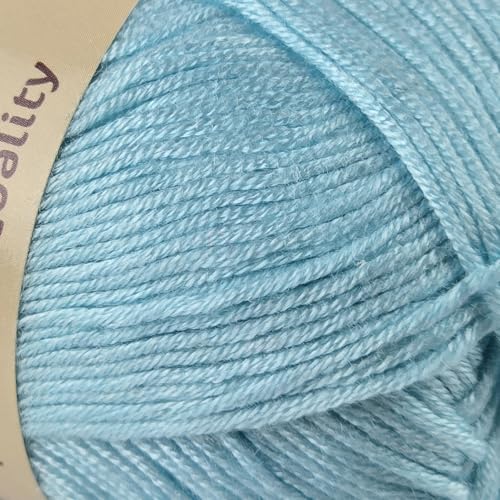Image of 10-Pack of Yonkey Monkey 500 Grams Yarn - 70% Rayon derived from Bamboo, 30% Cotton - Imported - Shallow Lake 9018
