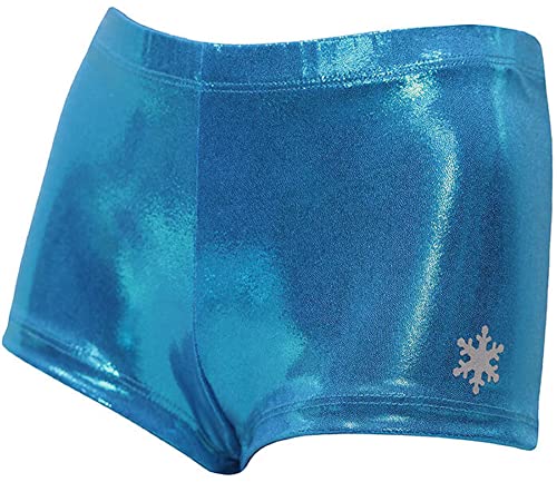 Snowflake Designs Mystique Gymnastics or Dance Workout Shorty Shorts - Variety of Colors
