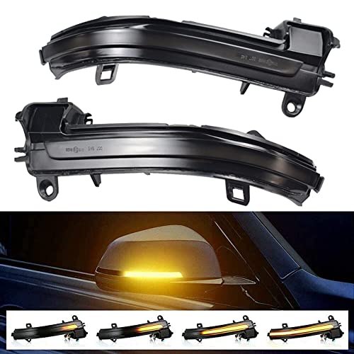 Retrovisor luces indicadoras de giro de intermitentes LED dinámicas para B-MW F20 F30 F31 F21 F22 F23 F32 F33 F34 X1 E84 F36 F87 M2