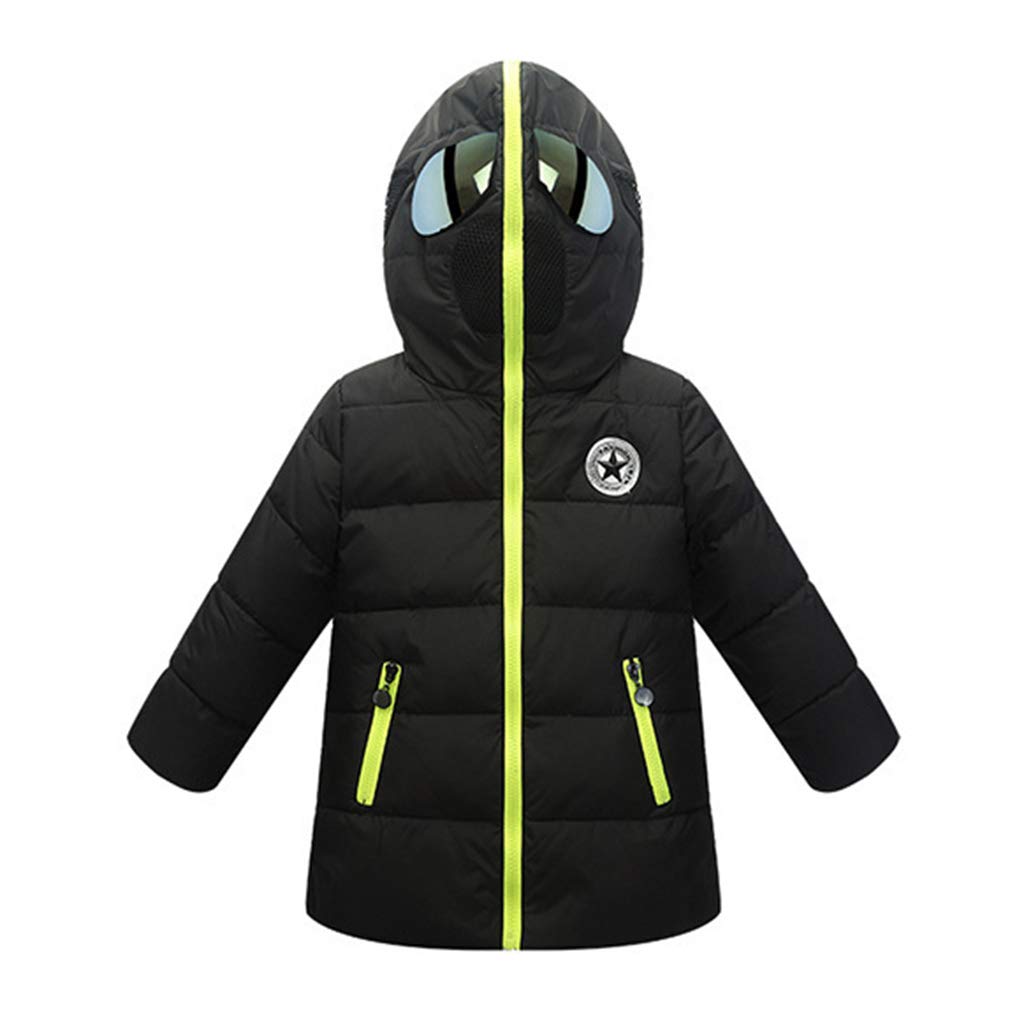 Ragazzi Ragazze Giacca Piumino Inverno Caldo Addensare Cappotto Parka Bambini Giacca di Cotone con Cappuccio Capispalla Giacca a Vento