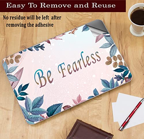 Image of Floral-D12 Top+Wrist Pad Vinyl Laptop Skin /Sticker /Cover for 17 to 17.3 Inches Laptops Laminated-Removable-HD Quality Compatible for Hp-Dell-Sony-Lenovo-Asus etc.(16.5x11 Inches)