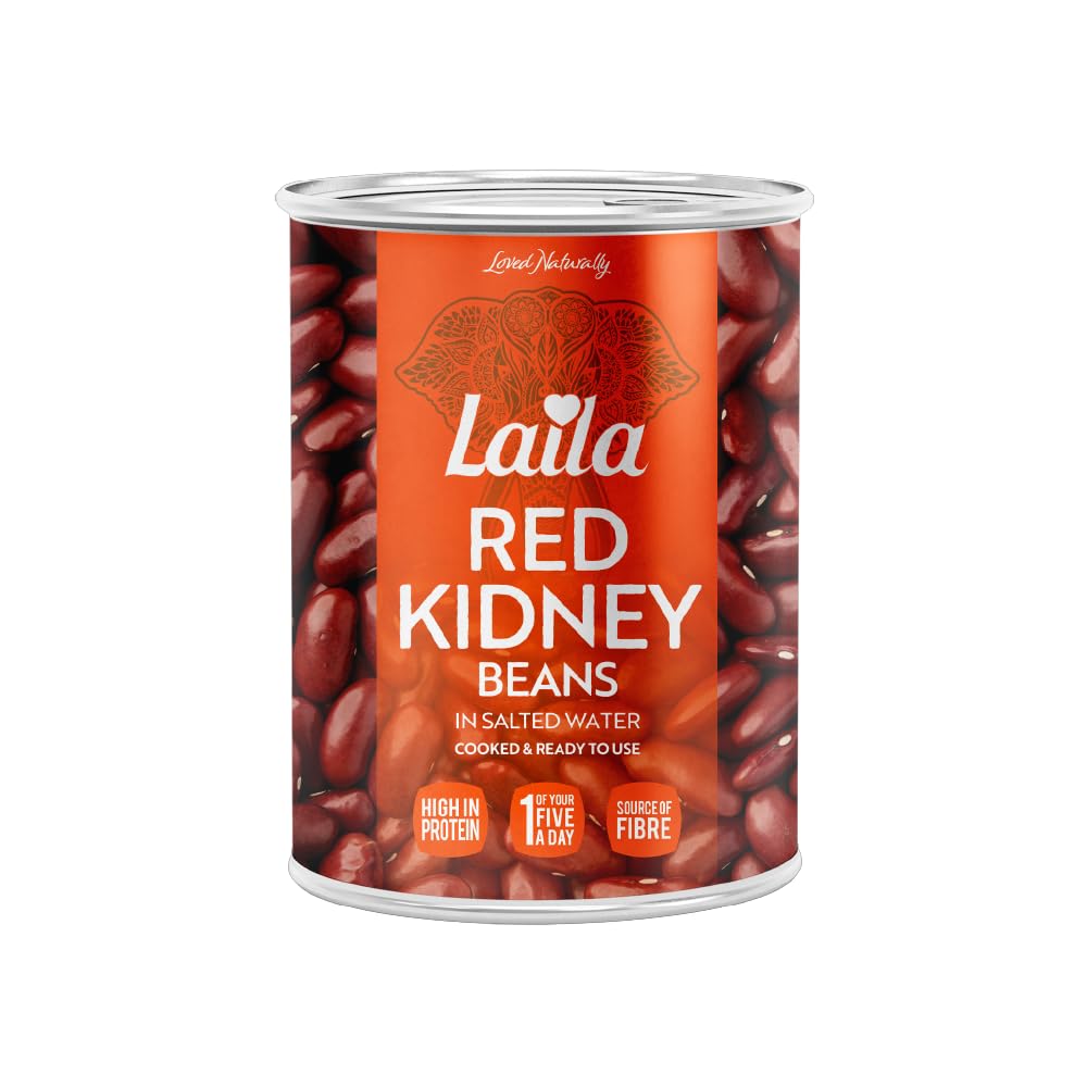 Laila Canned Red Kidney beans 12x400g (pack of 12)
