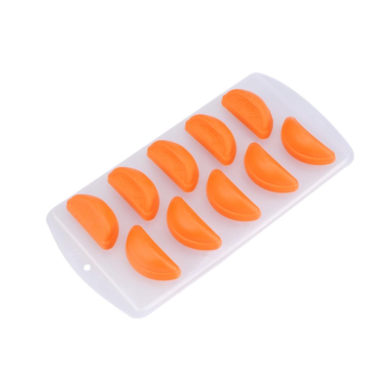 Alipis 3piezas Cubiteras De Alimenticio De Moldes Para Forma De Segmentos De Naranja Para Bebidas y Postres Aleatorios