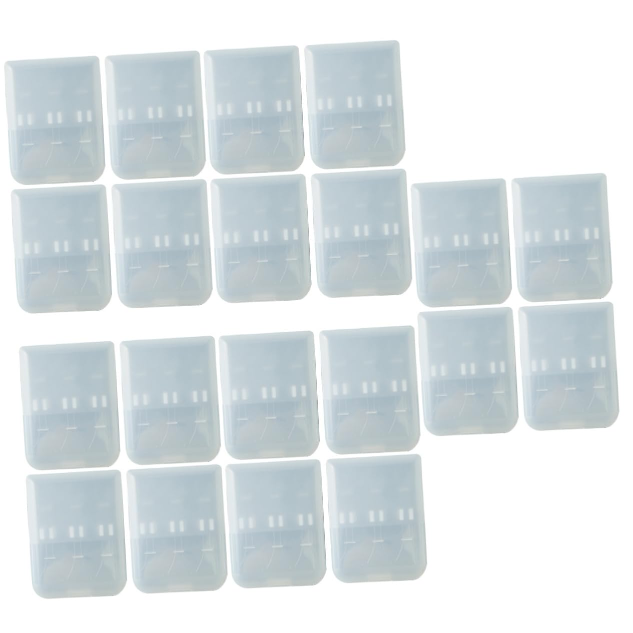 Baluue 20pièces Étui De Rangement pour Têtes De Brosse à Dents Boîte De Stockage Étanche Et Portable pour Têtes De Brosse Électrique Antipoussière Et Sealing pour Voyage Et