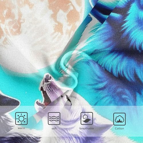 Galaxy Cool Wolf Blue Purple Toddler Girls Underwear 2t Cotton Panties for Girl Animals Undies Kids Briefs3