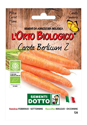 Sdd O.BIO_Carota BERLICUM 3 Semi, 0.02x15.5x10.8 cm