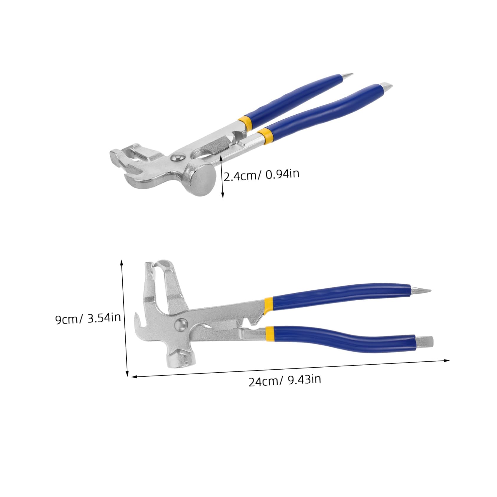 Cabilock Tire Weight Removal Tool Wheel Weight Pliers Hammer for Precise Tire Balancing Easy Installation Removal for Motorcycles Enhances Vehicle