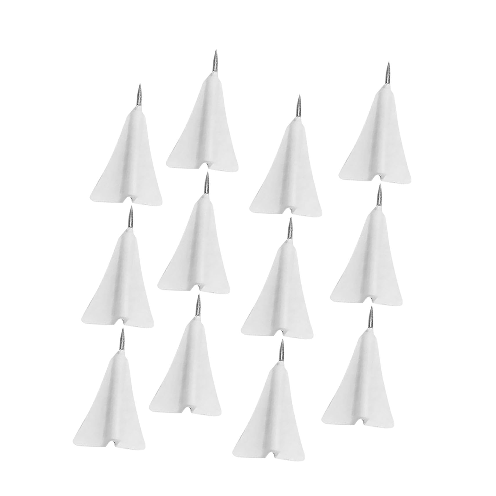 SOLUSTRE Lot de 12 Punaises Créatives D’Avion en Liège, Petites Punaises Pratiques Multifonctions pour Tableau D’Affichage, Cartes et Décoration Murale, Accessoire de Bureau Polyvalent
