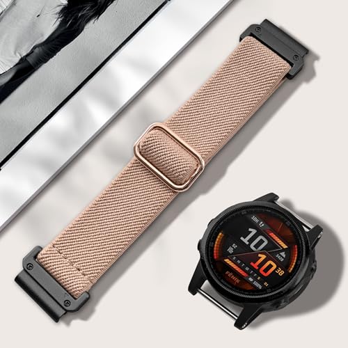 Correa de nylon elástica 20mm compatible Garmin miniatura 3