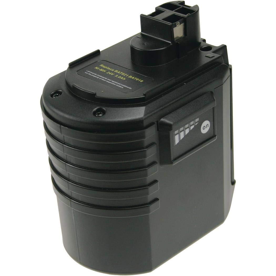 2-Power PTH0084A Hybrides Nickel-métal (NiMH) 3000mAh 24V Batterie Rechargeable - Batteries Rechargeables (3000 mAh, Hybrides Nickel-métal (NiMH), 24 V, Noir, Vert, 1 pièce(s))