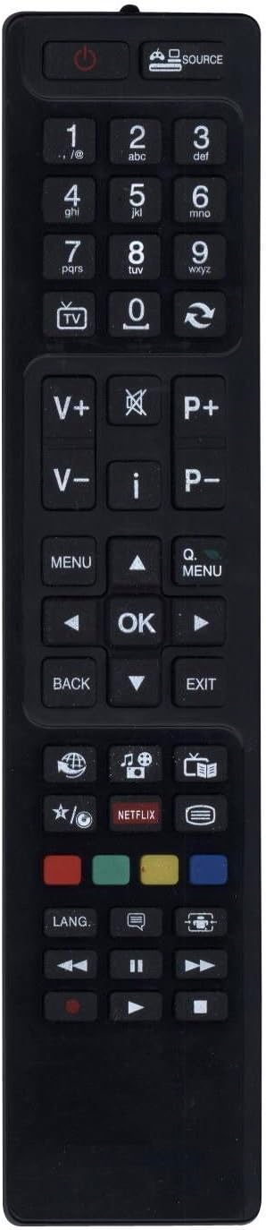 Remote control for TV BUSH LED55304UHDT2 55" Ultra HD Freeview Smart TV