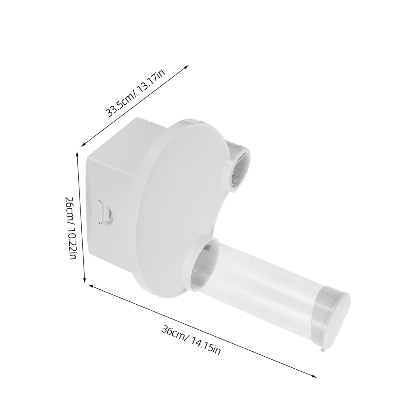 Vassoio Laterale Odontoiatrico 3 in 1 in Plastico Bianco | Struttura Integrata con Portapanno, Supporto Bicchiere e Piano Strumenti, per Studio e Area di Trattamento