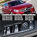 Car Door Window Control Switch Button Frame Trim Covers Compatible with Mercedes Benz CLA CLS GLA GLE GLK GLS ML GL A B C E Class W204 X204 - Carbon Fiber Pattern (5pcs)