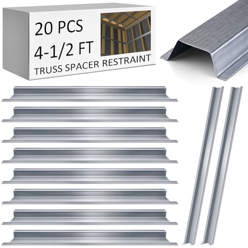Blulu Soundproofing Metal Hat Channel (20 Pcs)