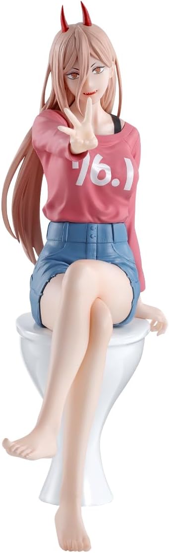 Power Chainsaw Man Collectible Action Figure, 18 cm - BP28560P Multicolor, Optimo for Anime Fans