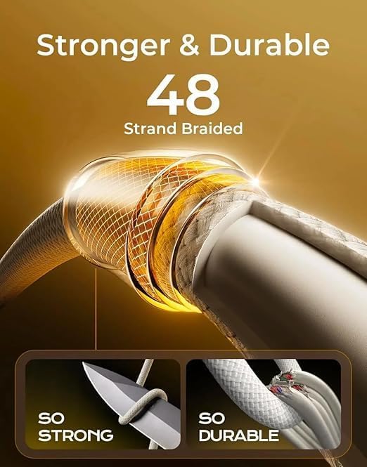 Image of Alitayee Type C to Type C Cable for iPhone Charger Cable (MFi Certified) Compatible with iPhone 17 /17 Air /17 Pro /17 Pro Max, 16 /16 Plus /16 Pro /16 Pro Max, iPhone 15, by Marchpower.