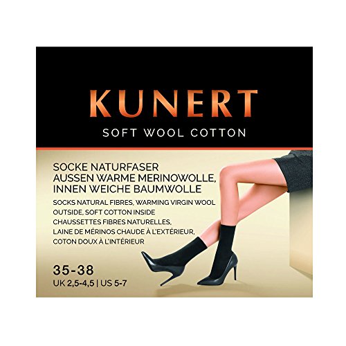 Preisvergleich Produktbild KUNERT Damen Soft Wool Cotton Socken, Grau (anthrazitmel 4050), 39 / 42
