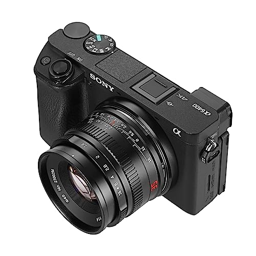 Image of 7artisans 35mm F1.4 Mark II APS-C Manual Focus Fixed Lens Large Aperture for Sony E Mount Mirrorless Cameras A6500 A6300 A6100 A6000 A5100 A5000 A9 NEX 3 NEX 3N NEX 5 NEX 5T 5R NEX 6 7