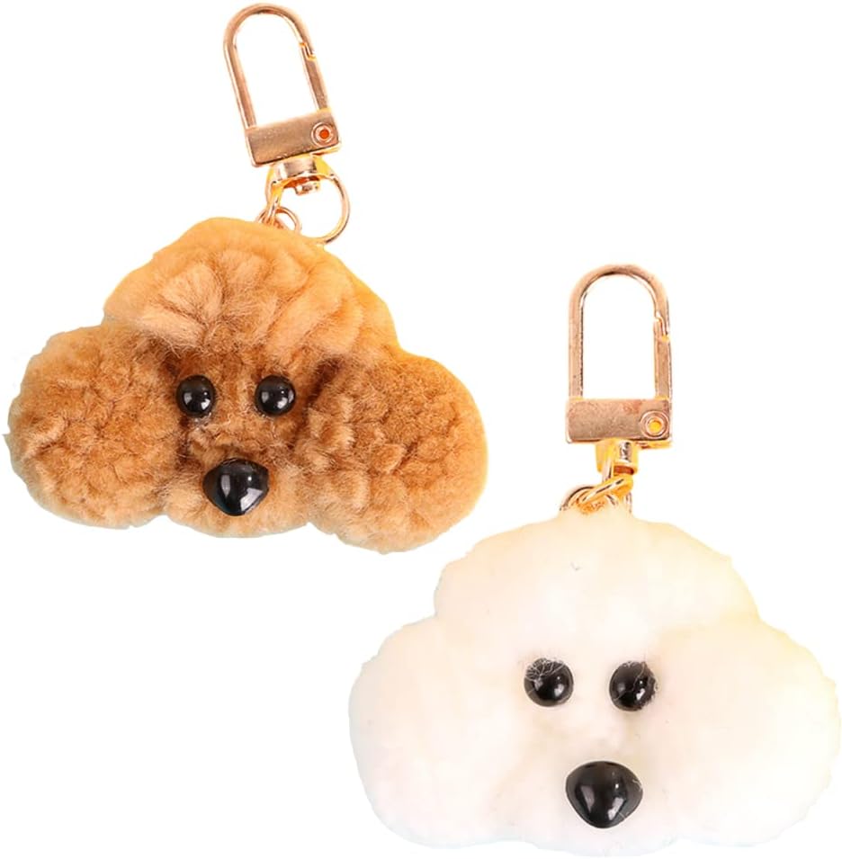 Ashton And Finch Portachiavi Bichon In Legno - Incisione Laser, Regalo Per Amanti Dei Cani