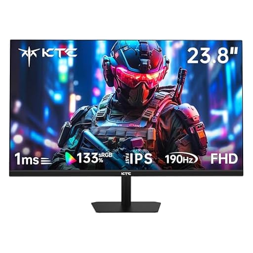 KTC Monitor Gaming de 24 Pulgadas, Fast IPS 190Hz, 1ms, 1080P FHD 1920 x 1080, Free Sync & G-Sync, 133% sRGB, HDR10, reducción de luz Azul, VESA, 2 x HDMI2.0, 2 x DP1.4, H24F8 | Ya disponible en tu tienda friki favorita! En mundofriki.es!