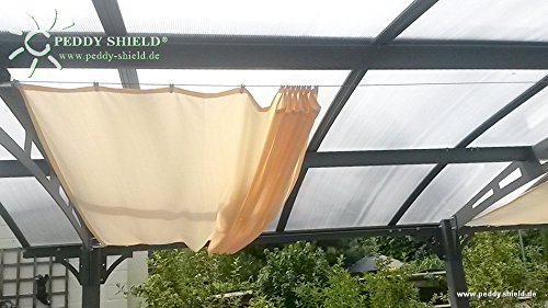 Image secondaire de Voile d'Ombrage Universel Floracord 420x140 cm Ivoire avec Kit de Montage