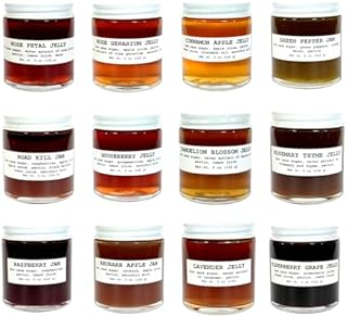Gourmet Jellies & Jam Gift Set, Assorted Low Sugar Jam & Jellies, Jam & Jelly Gift Sets, Jams, Jellies & Preserves (12 pack) - Smoke Camp Crafts