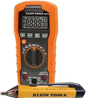 Klein Tools 80117 Multimeter Kit with a Digital Multimeter and Noncontact Voltage Tester Penlight, 2-Piece