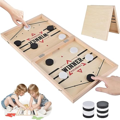 Foldable Fast Sling Puck Game