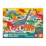 Chuckle & Roar Dinosaur Glow-in-The-Dark Floor Puzzle – 50 Piece Giant Preschool Puzzle | Large Floor Puzzle for Kids Ages 3+
