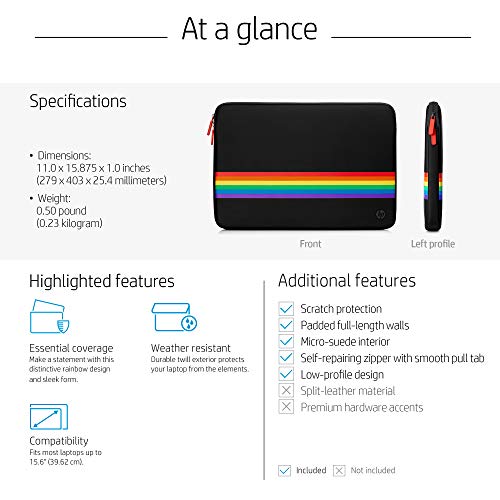 Funda HP 15 Rainbow Spectrum para laptop 15.6" miniatura 5