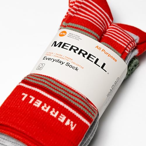 Image of Merrell Repreve Cushioned Hiker Crew Socks 3 Pair