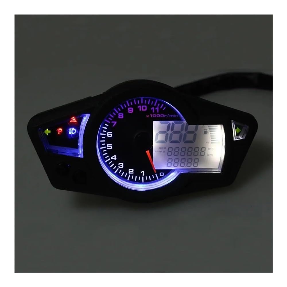 Indicatore Velocità Contachilometri Per Moto Digitale Per Tachimetro Contagiri Per 2 E 4 Cilindri