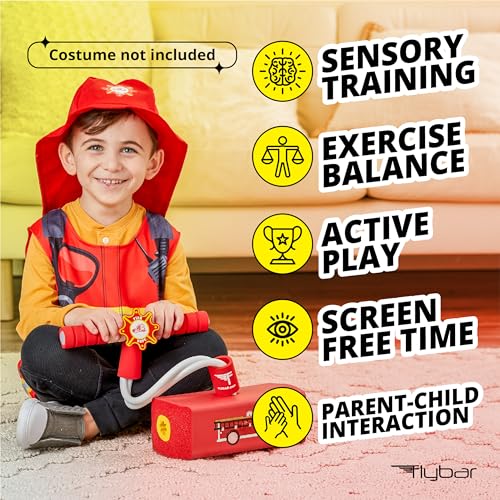Image of Flybar My First Foam Pogo Jumper for Kids Fun and Safe Pogo Stick for Toddlers, Durable Foam and Bungee Jumper for Ages 3 and up, Supports up to 250lbs (Red Fire)