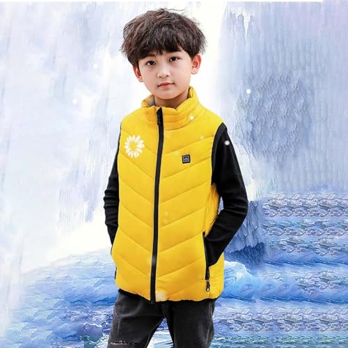 2024 Upgraded Heated Vest for Boys Girls Heated Jacket USB Charging Body Warmer with 3 Heated Levels Heated Waistcoat3