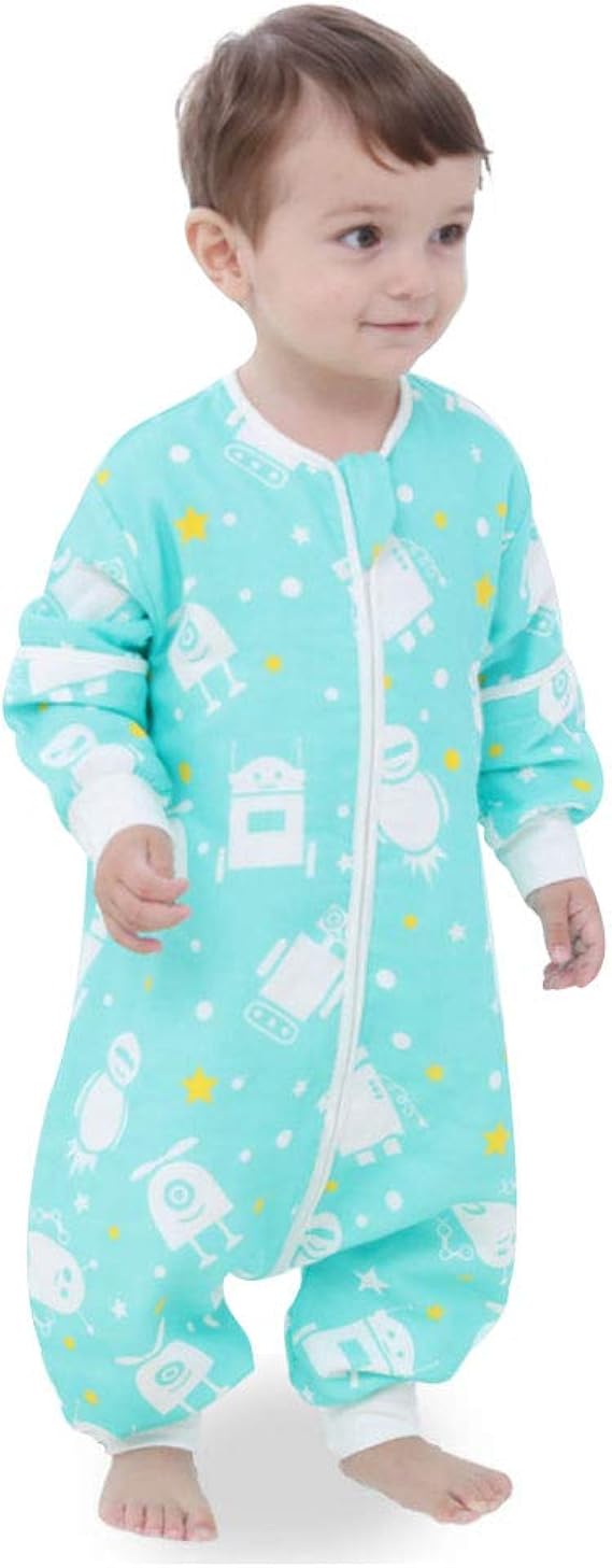 Amazon Co Jp エルフ ベビー Fairy Baby スリーパー ベビー 寝袋 赤ちゃん パジャマ 寝間着 ロンパース 袖外せる 長袖 通気性抜群 寝冷え防止 春 秋 冬 恐竜 70 服 ファッション小物