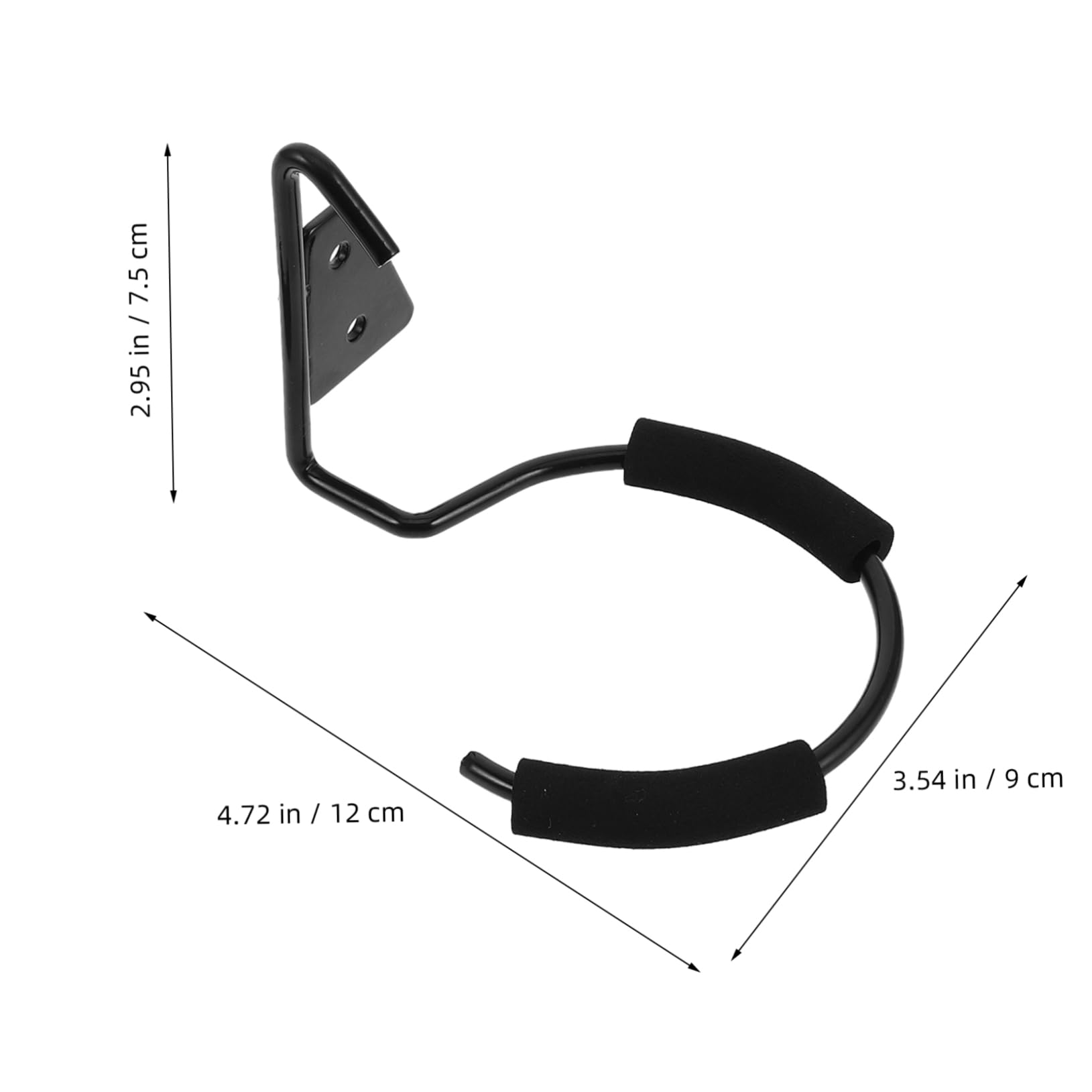 Ipetboom Hair Dryer Wall Holder Hair Dryer Rack Sturdy Iron Construction Modern Aesthetic for Home Salon