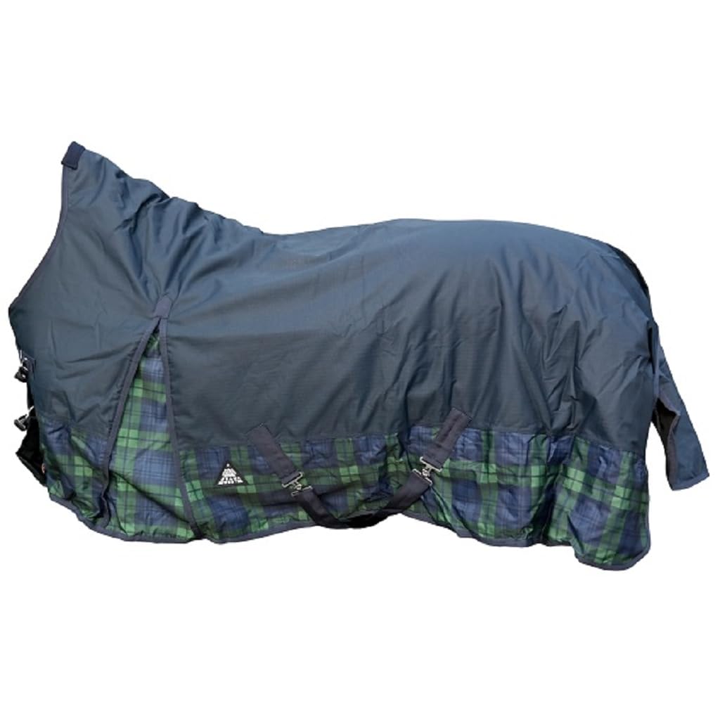 Brama-West Frosty - Manta para caballo para exterior, 200 g/600D, cuello alto, manta de invierno, manta de establo, impermeable, transpirable, talla 155