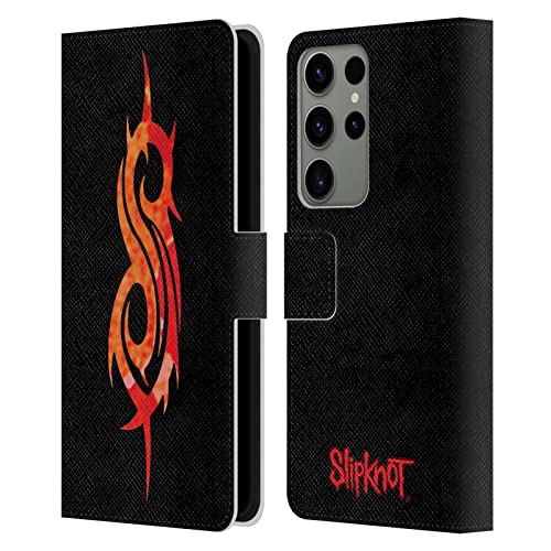 Funda Slipknot para Samsung S23 Ultra 5G de cuero tipo libro con soporte y tarjetero integrado