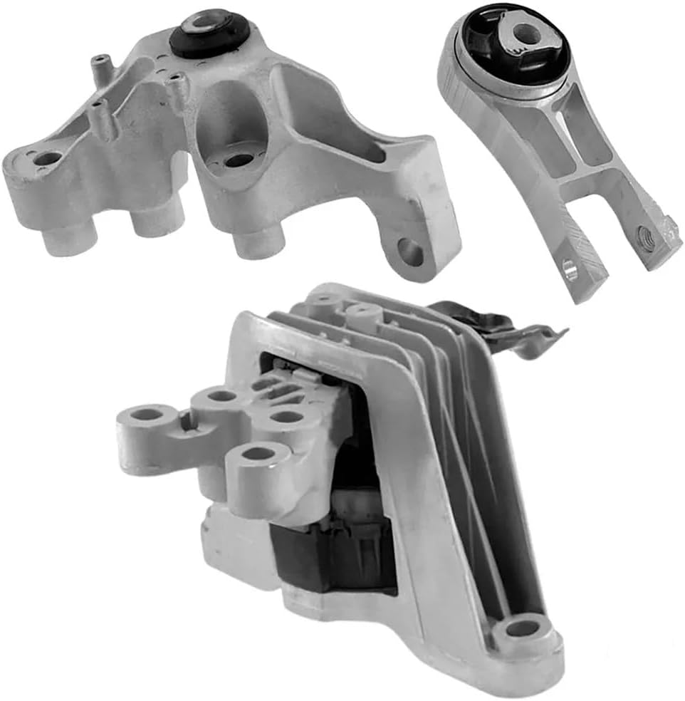 Rear, Hydraulic Right Engine Mounts & Rear Engine Torque Strut Mount 3PCS Compatible With Chrysler Pacifica 23-17 V6-3.6L Part Number. 3503, 3502, 3519