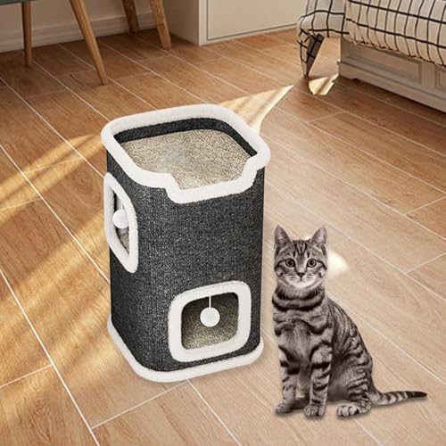 Rascador para gato de sisal natural y protector de muebles premium 5