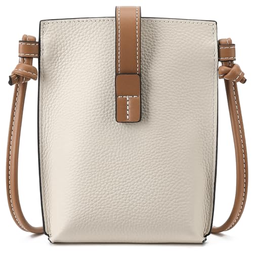 SENDEFN Leather Small Crossbody Bags for Women Phone Purse Minimalism Cell Phone Bag with Card Slot
