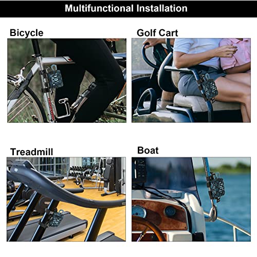 Txesign Portable Small Speaker Metal Mount For Bike Golf Cart Boat Railing, Adjustable Strap Bike Speaker Holder With Net Bag Compatible With Jbl Go 2/Jbl Go 3/Jbl Clip 3/Jbl Clip 4/Sony Srs-Xb13 #TOP4