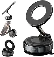 Suporte magnético imã para telefone celular smatphone com sucção a vácuo ventosa portátil dobrável 360° universal portátil casa carro