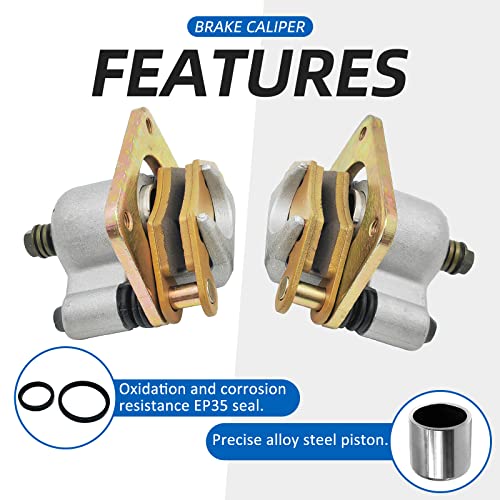 Rear Left Right Brake Caliper Assembly For Polaris Rzr 800 Rzr S 800 Sportsman X2 500/700/800 Touring 500 800 1911544 1911545 #TOP2