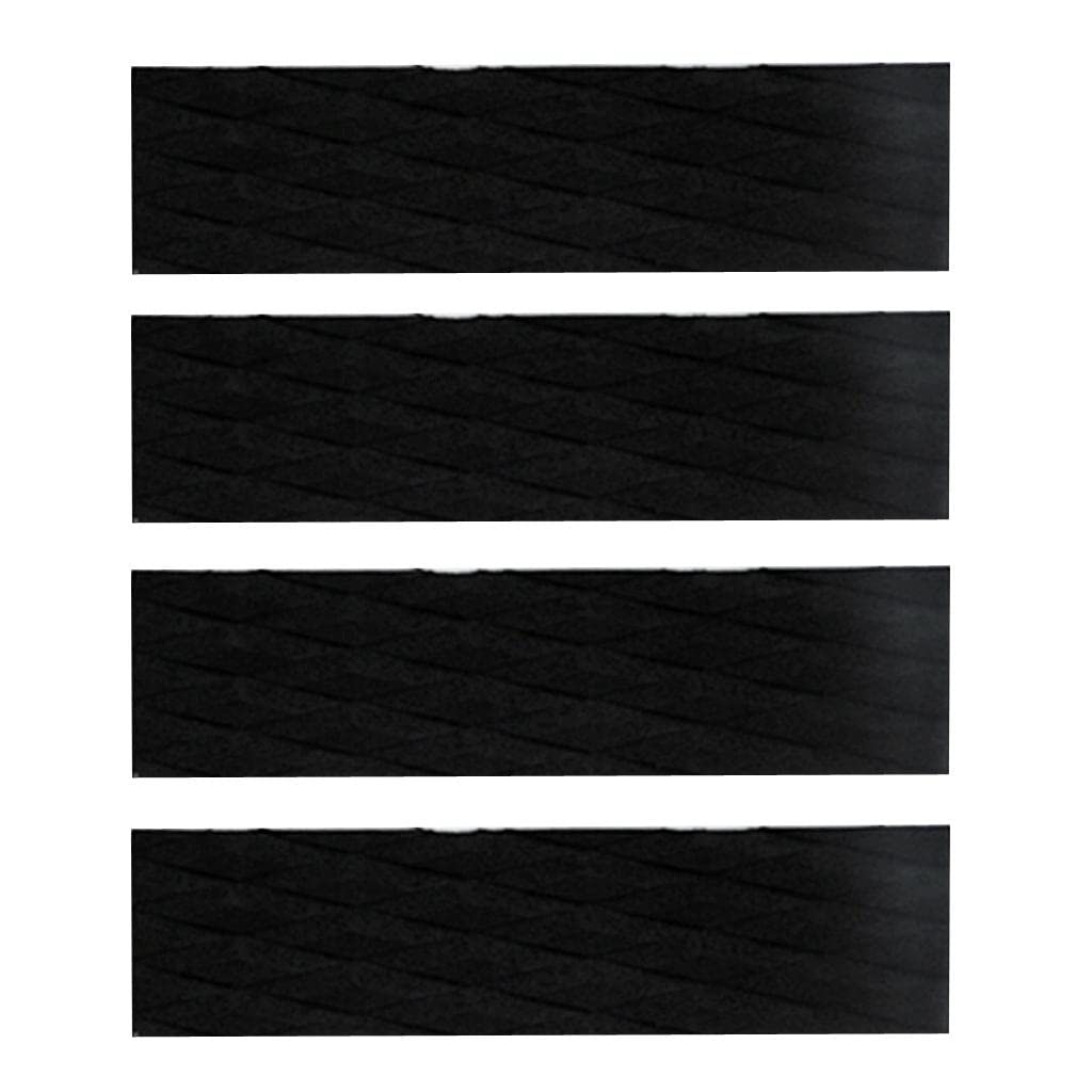 Sharplace 7 Pièces Antidérapantes Black EVA Surfboard Surf Traction Pad Pad Grips Tail Pads